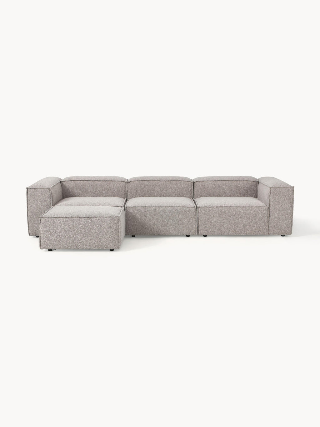 Canapé Teddy 4 places avec pouf VIYA