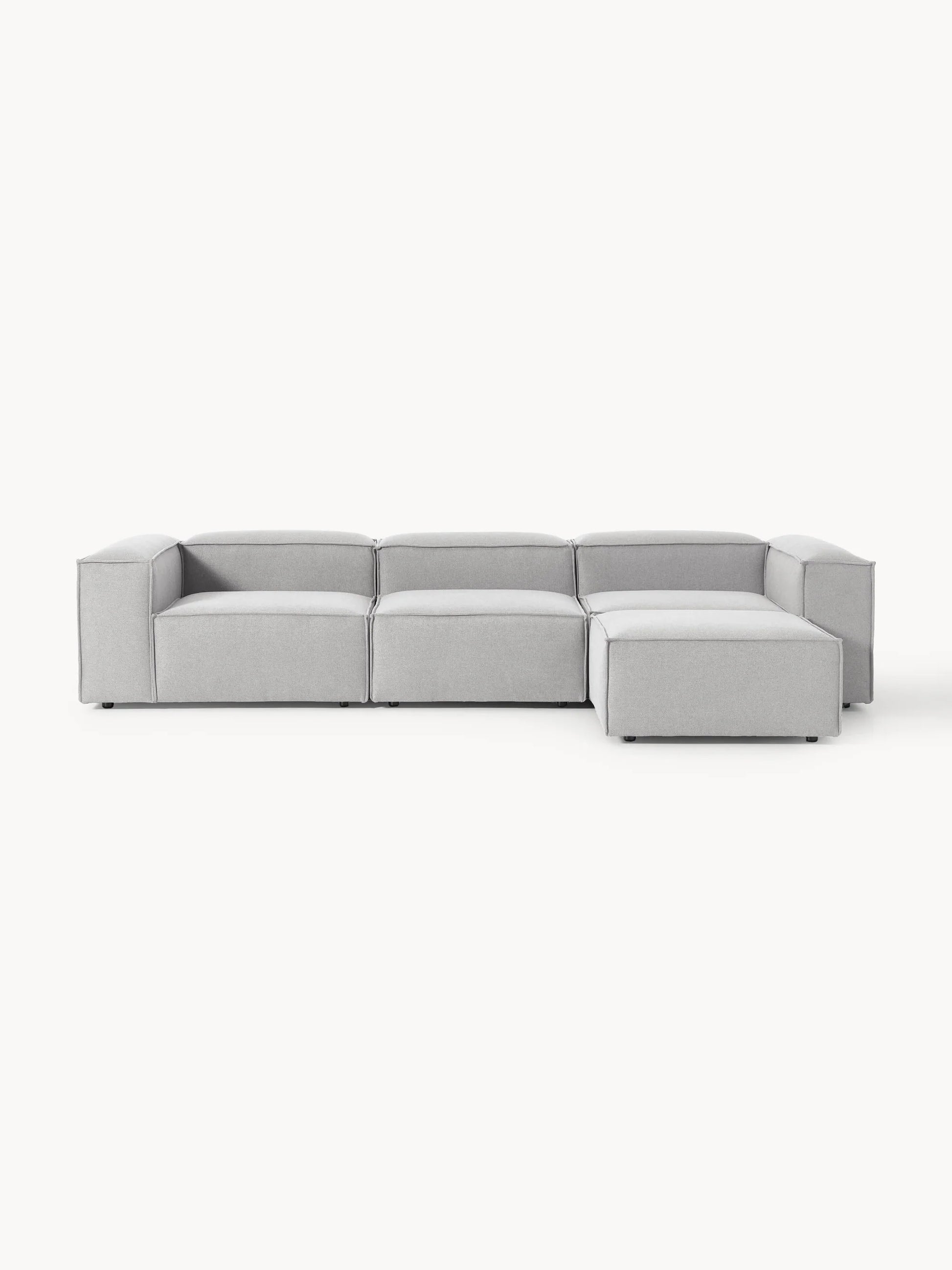 Canapé 4 places avec pouf VIYA