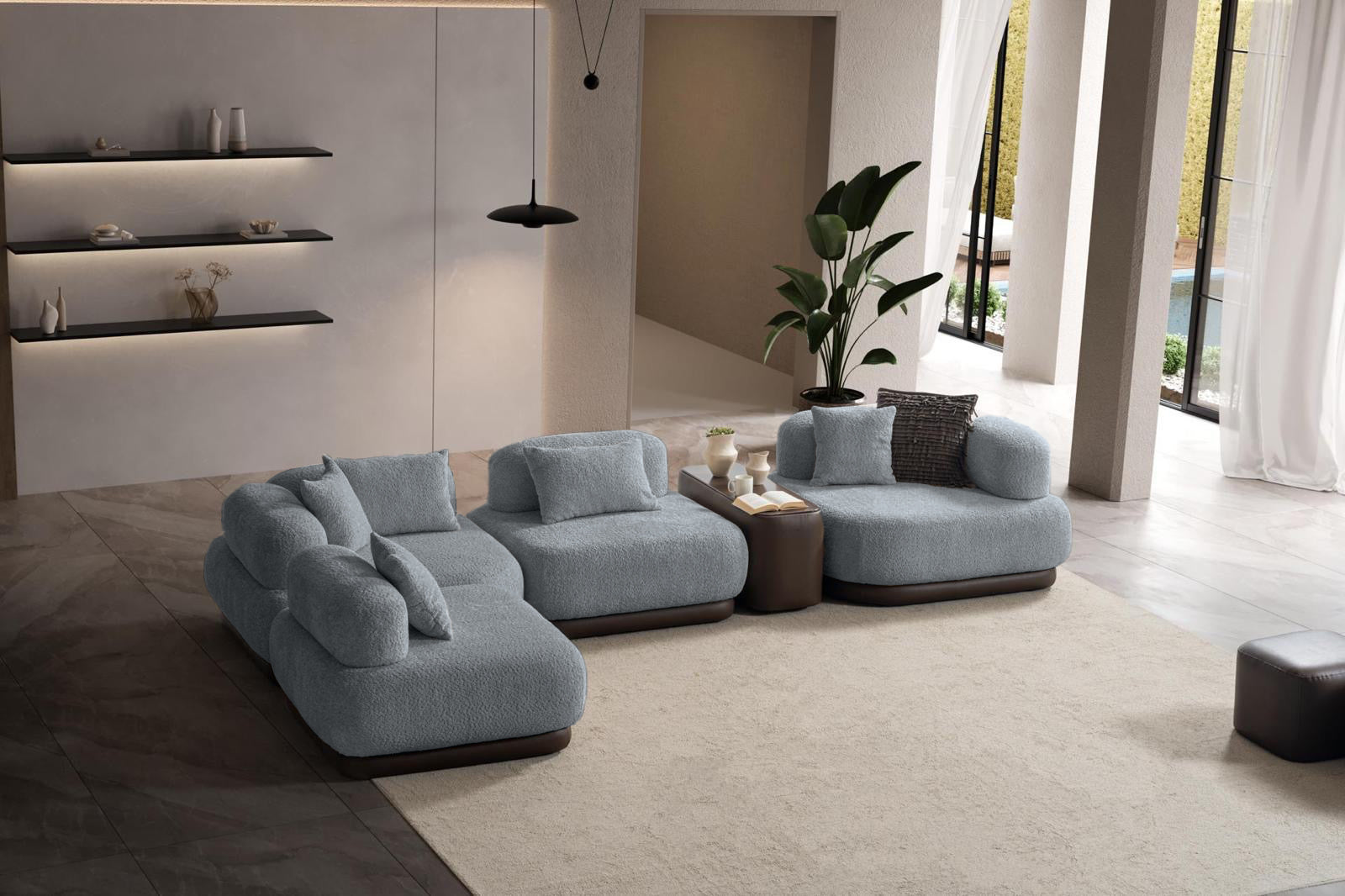 Canapé 5 places HELA
