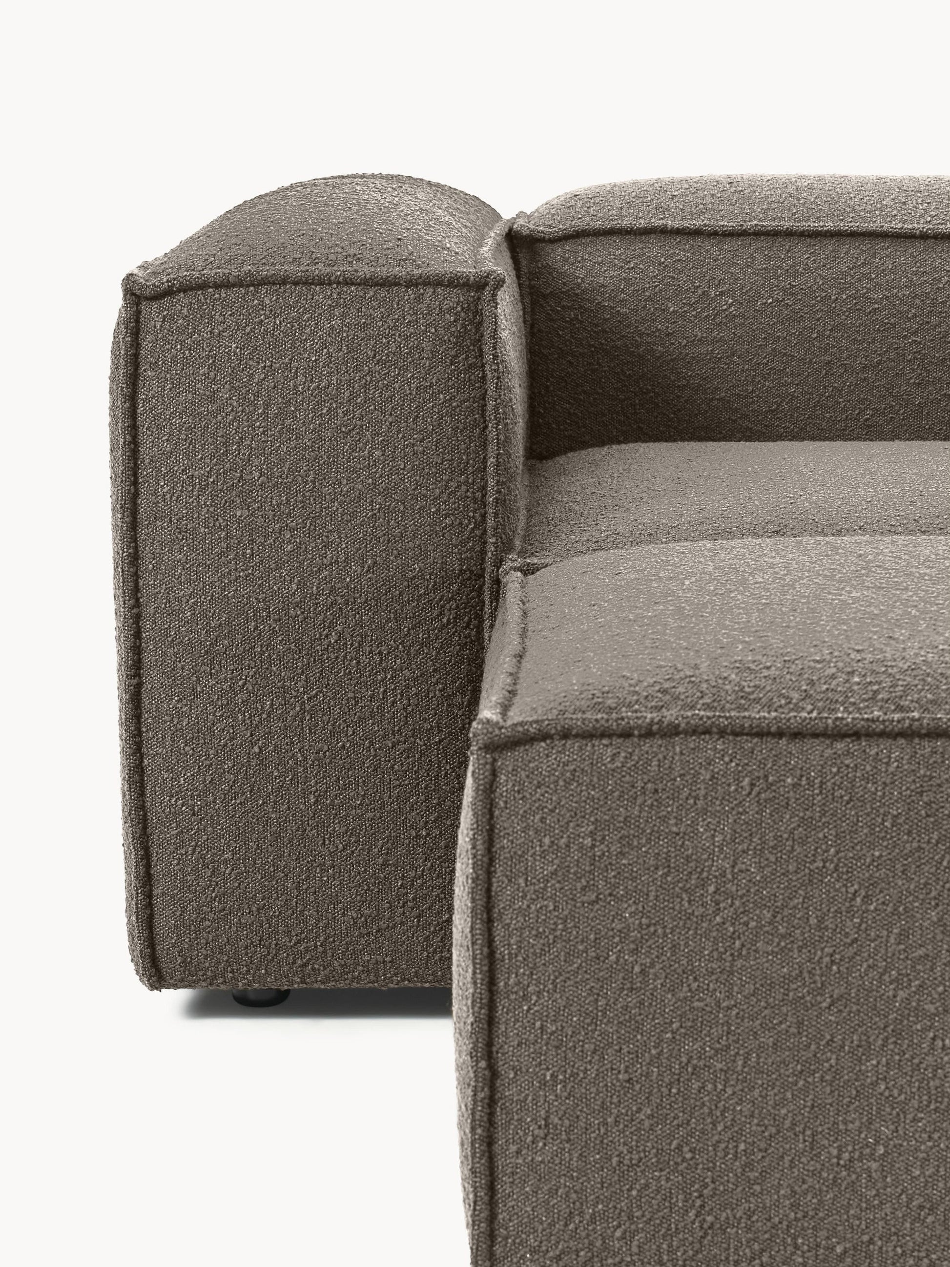 Canapé Teddy 4 places avec pouf VIYA