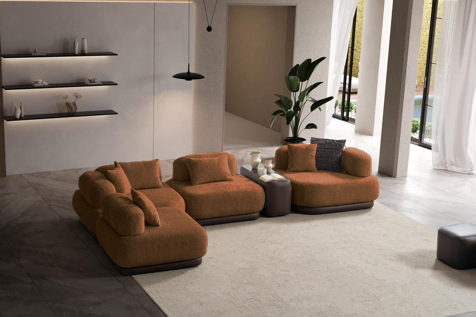 Canapé 5 places HELA