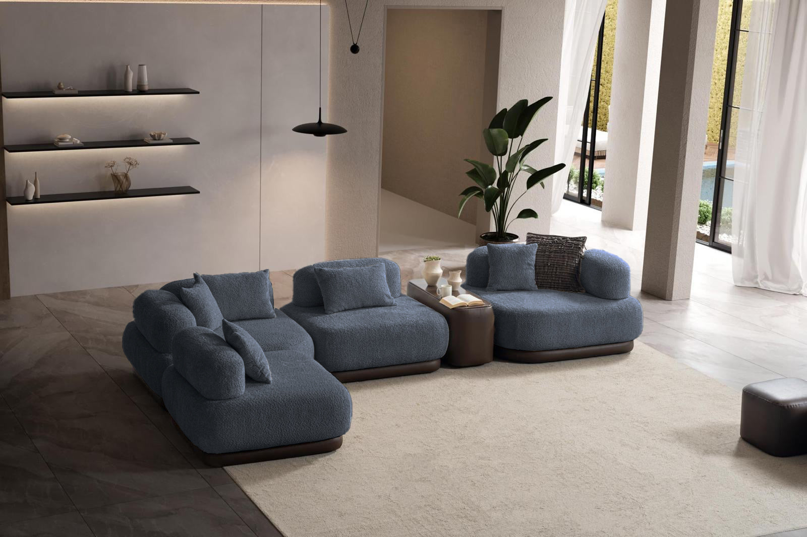 Canapé 5 places HELA